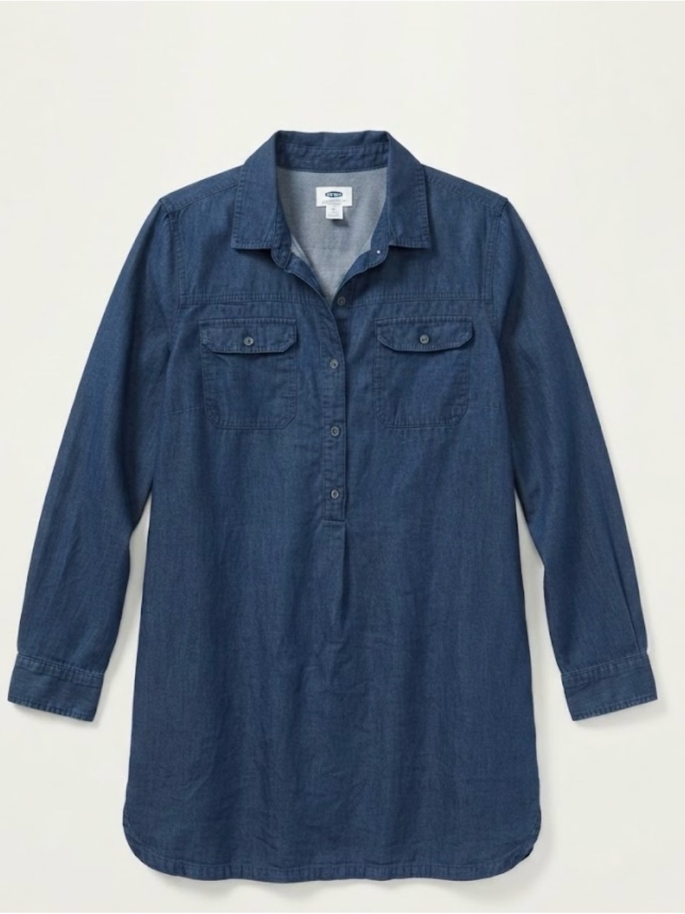 Streetwear Jean Shirt dress grunge 90s - Blue